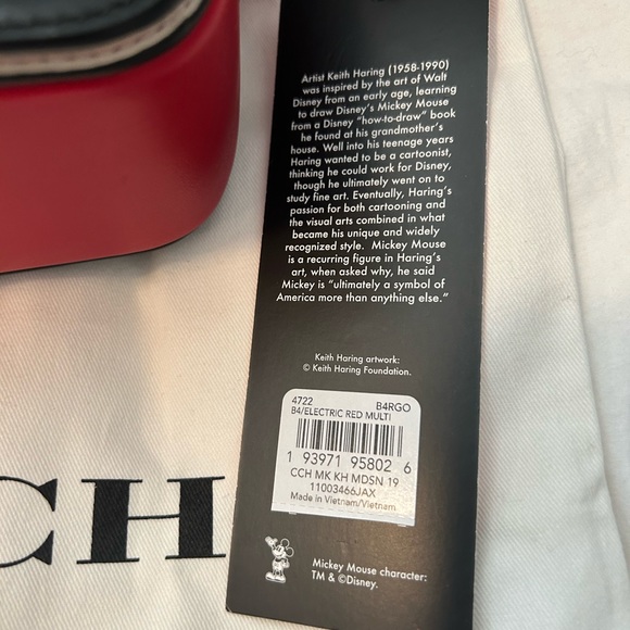 Mickey Mouse X Keith Haring Madison shoulder bag 19 - Picture 10 of 10